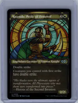 Kwende, Pride of Femeref 5 Foil March of the Machine: Multiverse Legends MTG LP - Image 1