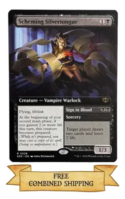 Scheming Silvertongue (Extended Art) Secrets of Strixhaven - Image 1