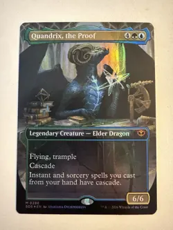 Quandrix, the Proof (Borderless) Secrets of Strixhaven Foil X1 NM - Image 1
