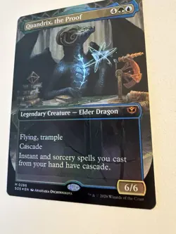 Quandrix, the Proof (Borderless) Secrets of Strixhaven Foil X1 NM - Image 2