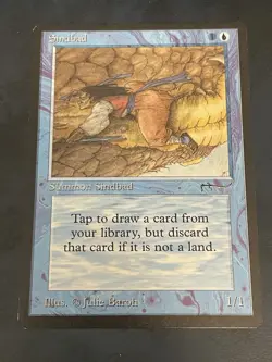 Sindbad Arabian Nights MTG Magic the Gathering Card LP - Image 1