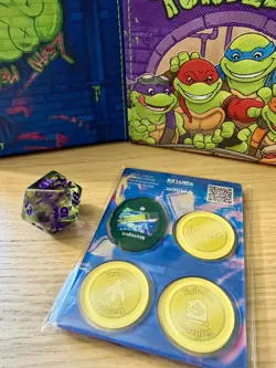 Ninja Turtles Treasure Pack D20 Spindown Life Counters/Acrylic Tokens - TMNT MTG - Image 1