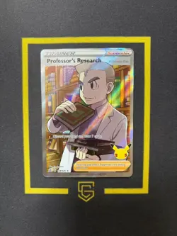 Pokemon Professor's Research 024/025 Celebrations Ultra Rare Full Art FCEP - Image 1