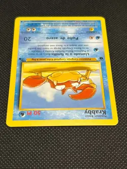 Pokemon Tcg Krabby(Spanish) 51/62 Fossil 1st Edition Non Holo - Image 3