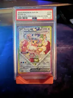 Pokemon TCG Eevee EX 174 Prismatic Evolutions SPC PSA 9 - Image 1