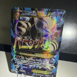 Pokemon TCG M Mewtwo EX Full Art Holo Card 159/162 Breakthrough - Image 4