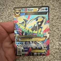 Primal Kyogre EX Full Art Ultra Rare Pokemon Card XY Primal Clash Holo 240 HP - Image 1