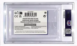 2023 Pokemon Black Star Promo Pikachu Van Gogh Grey Felt Hat Pack PSA 10 (e) - Image 2