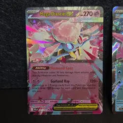 Mega Diancie, Veluza, Revavroom, Glimmora - Pokemon EX Bulk Lot 4 Cards Holo NM - Image 2