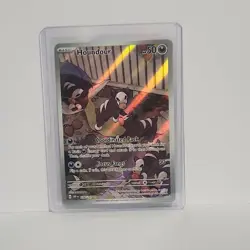 Pokemon TCG Houndour 204/197 Obsidian Flames Illustration Rare Holo Basic 50 HP - Image 1