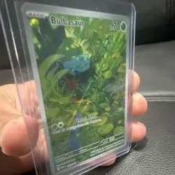 Pokemon Bulbasaur 166/165 Scarlet & Violet 151 Illustration Rare Holo - Image 3