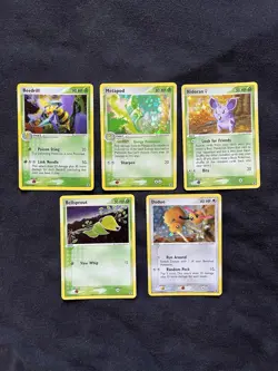 Pokemon EX FireRed & LeafGreen Holo 5 Card Lot 2004, Including 1/112, 39/112 NM - Image 1