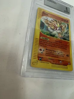 2003 Pokemon Aquapolis Entei Holo #H8 BGS 6 EX-MT *READ* - Image 2