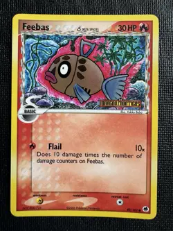 Pokemon Feebas 49/101 Delta Species Dragon Frontiers STAMPED Reverse Holo NM - Image 1