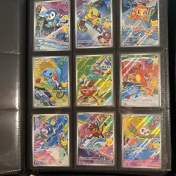 Pokemon 2026 First Partner Illustration Collection Series 1 Promo Set (9 Cards) - Image 1