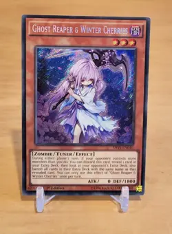 Ghost Reaper & Winter Cherries - SHVI-EN040 *VLP* 1st Ed Secret Rare Yugioh Card - Image 1