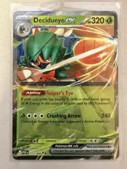 Pokemon TCG | Decidueye ex 012/088 Me03: Perfect Order Pack Fresh NM+ - Image 1