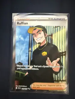 Pokemon TCG Ruffian 181/159 Ultra Rare Full Art Holo Journey Together JTG - Image 1