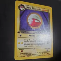 Dark Electrode 34/82 Team Rocket 1st Edition Pokemon Card - Image 2