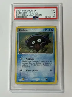 Pokemon Shellder 79/112 FireRed & LeafGreen Reverse Holo - Image 1