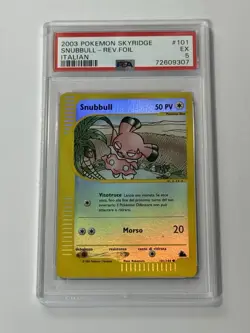 Pokemon Snubbull 101/144 Skyridge Italian Reverse Holo - Image 1