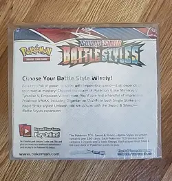 ☄Pokemon Sword&Shield Battle Styles booster box. Factory Sealed + PVC dust Co - Image 3