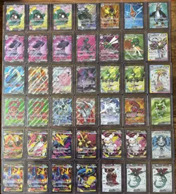42 Pokemon TCG Scarlet & Violet / Mega Evolution EX Full Art Ultra Rare Holo - Image 1