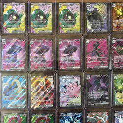 42 Pokemon TCG Scarlet & Violet / Mega Evolution EX Full Art Ultra Rare Holo - Image 2
