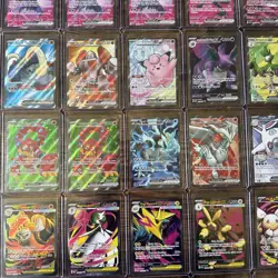 42 Pokemon TCG Scarlet & Violet / Mega Evolution EX Full Art Ultra Rare Holo - Image 3