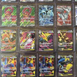 42 Pokemon TCG Scarlet & Violet / Mega Evolution EX Full Art Ultra Rare Holo - Image 4