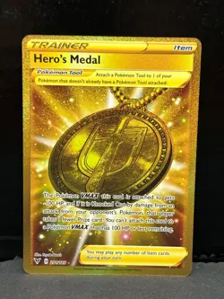 Hero's Medal (Secret) 201/185 Swsh04: Vivid Voltage Holo - Image 1