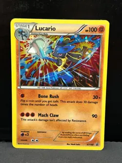 Lucario XY140 XY Pokemon Holo Promo - Image 1