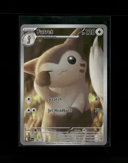 2025 Pokemon Furret Journey Together Illustration Rare #168 - Image 1