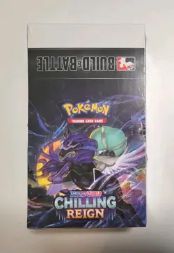Pokemon TCG Sword & Shield Chilling Reign Build & Battle Display Case (10 Boxes) - Image 1