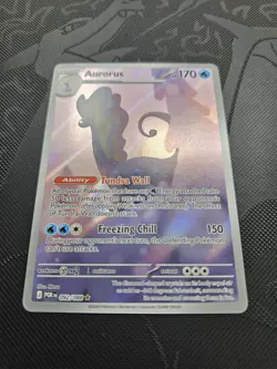 Pokemon Card Aurorus POR 092/088 - Illustration Rare Full Art - Perfect Order - Image 3
