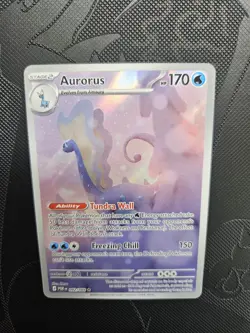 Pokemon Card Aurorus POR 092/088 - Illustration Rare Full Art - Perfect Order - Image 4