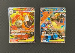 Camerupt & Kangaskhan - Pokemon TCG - 2 Card Lot (Full Art Ultra Rare Mega EX) - Image 1
