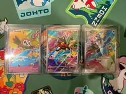 Pokemon First Partner Illustration Collection Series 1 Kanto GEN 7 Starters - Image 1