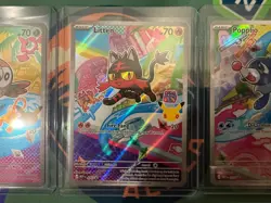 Pokemon First Partner Illustration Collection Series 1 Kanto GEN 7 Starters - Image 5