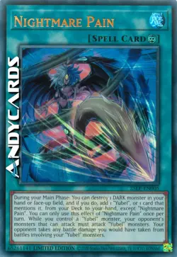 NIGHTMARE PAIN • (Dolore Incubo) • Ultra R Emblema • 25LP EN005 • Lim • Yugioh! - Image 1