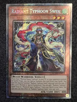 Yugioh Radiant Typhoon Swen DOOD-EN014 Starlight Rare 1st Edition NM - Image 1