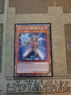 YUGIOH ALEISTER THE INVOKER RA04-EN024 PLATINUM 1ST ED NM ALT ART - Image 1