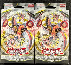 Yugioh CYBER DRAGON REVOLUTION Structure Deck SEALED 1st Edition ENGLISH x2 - Image 1