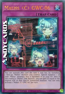 MALISS <C> GWC-06 • Ultra R Emblema • 25LP EN017 • Lim • Yugioh! • ANDYCARDS - Image 1