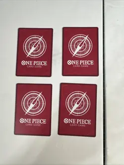 4 One Piece Monkey.D.Luffy Leader PL Cards - Image 2