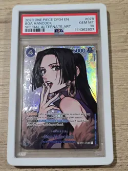 One Piece Op-04 Boa Hancock Sp PSA 10 English - Image 1