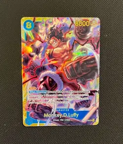 Monkey.D.Luffy OP11-118 - One Piece - A Fist of Divine Speed Secret Rare Holo - Image 1