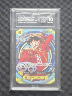TAG 10 Monkey D. Luffy OP07-109 SR Promo 2024 ONE PIECE Day 24 Foil PCC Japanese - Image 1