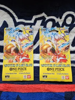 One Piece Adventure On Kami’s Island, LOT OF 2 PACKS, FACTORY SEALED! - Image 1