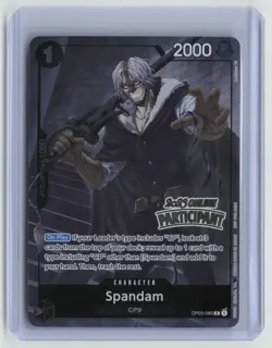 One Piece Spandam (Offline Regional 2023) [Participant] Foil OP03-086 NM - Image 1